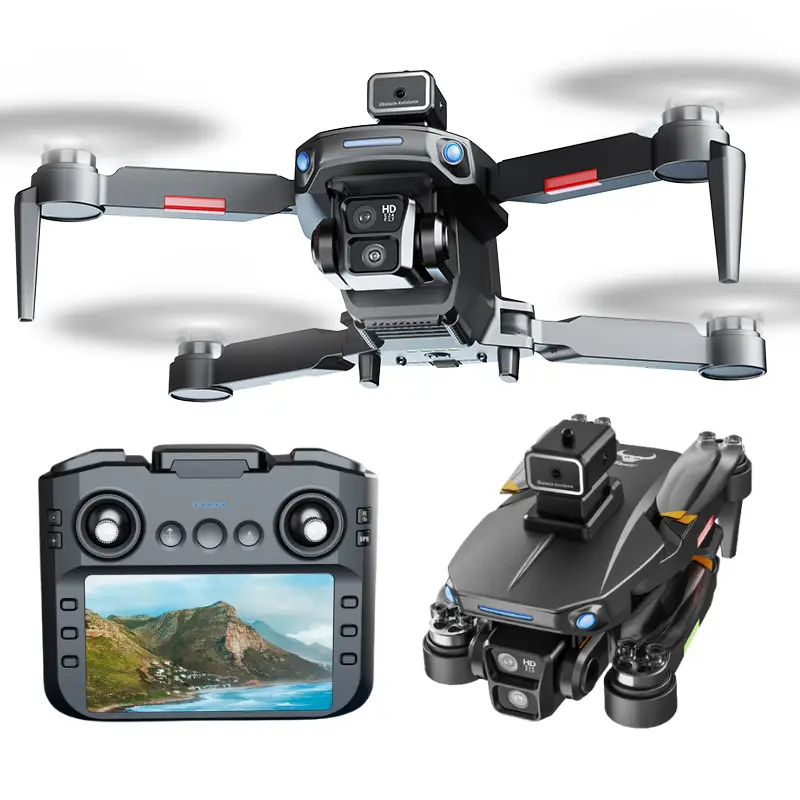 Dron z kamerą FPV i GPS pilot LCD LunoGo